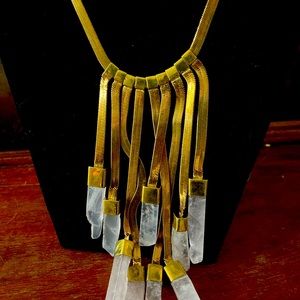 Anthropologie serephina Bib necklace by LA designer Lena Bernard